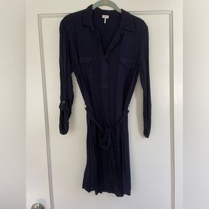 Splendid navy shirt dress